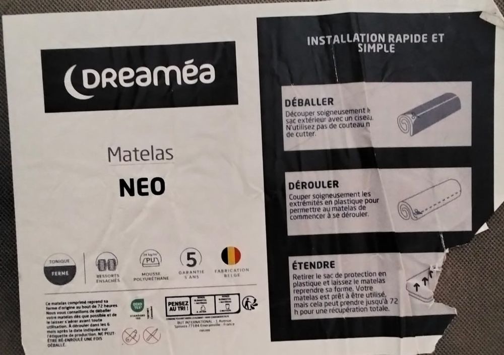 MATELAS Dream&eacute;a NEO Meubles