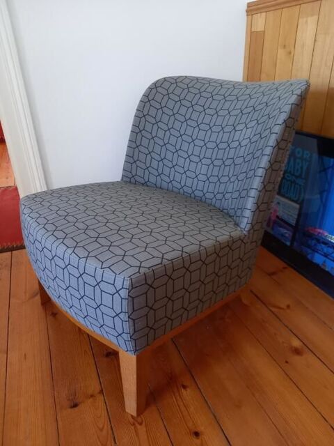 2 fauteuils gris tissu 50 Saint-Brieuc (22)