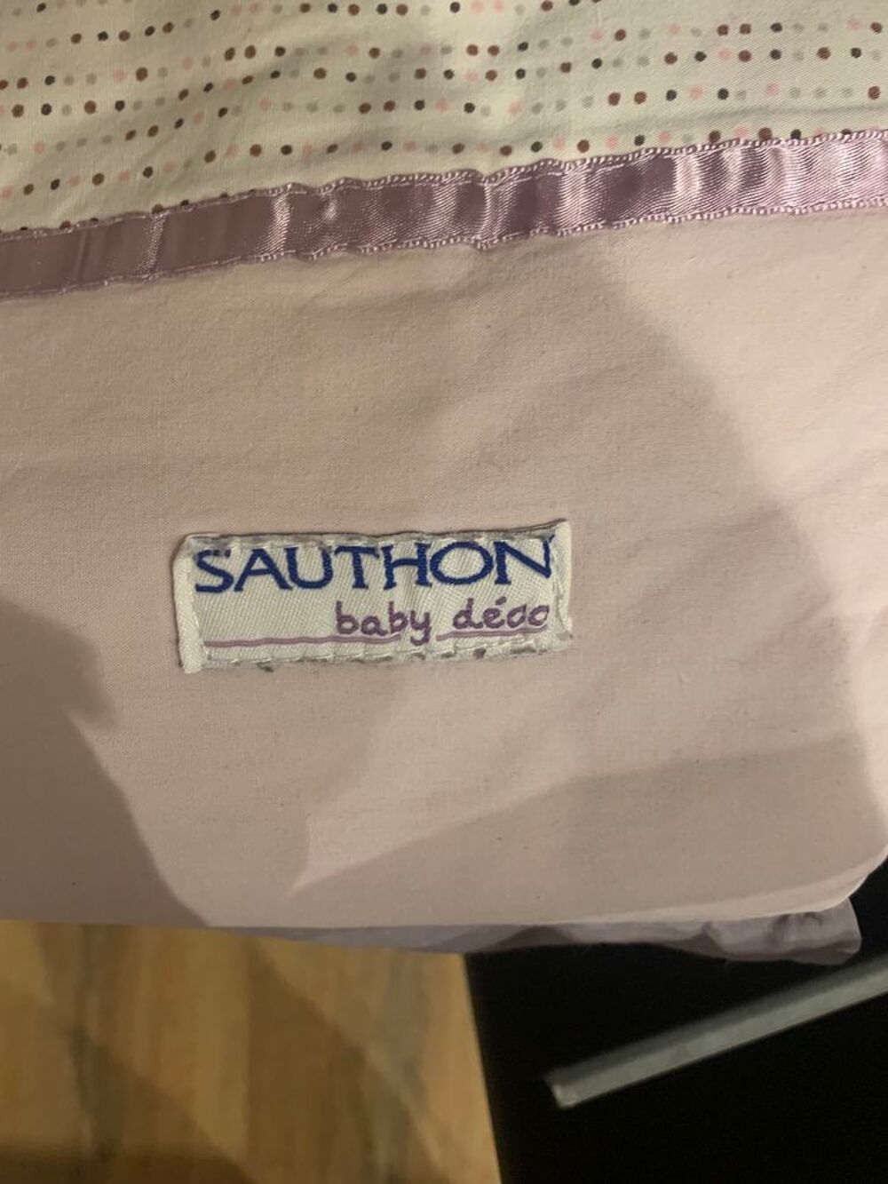 Couverture / dessus de lit enfant Sauthon &acute;&acute; Mam? zelle bou - Ma chouette &agrave; bisous &acute;&acute; Puériculture