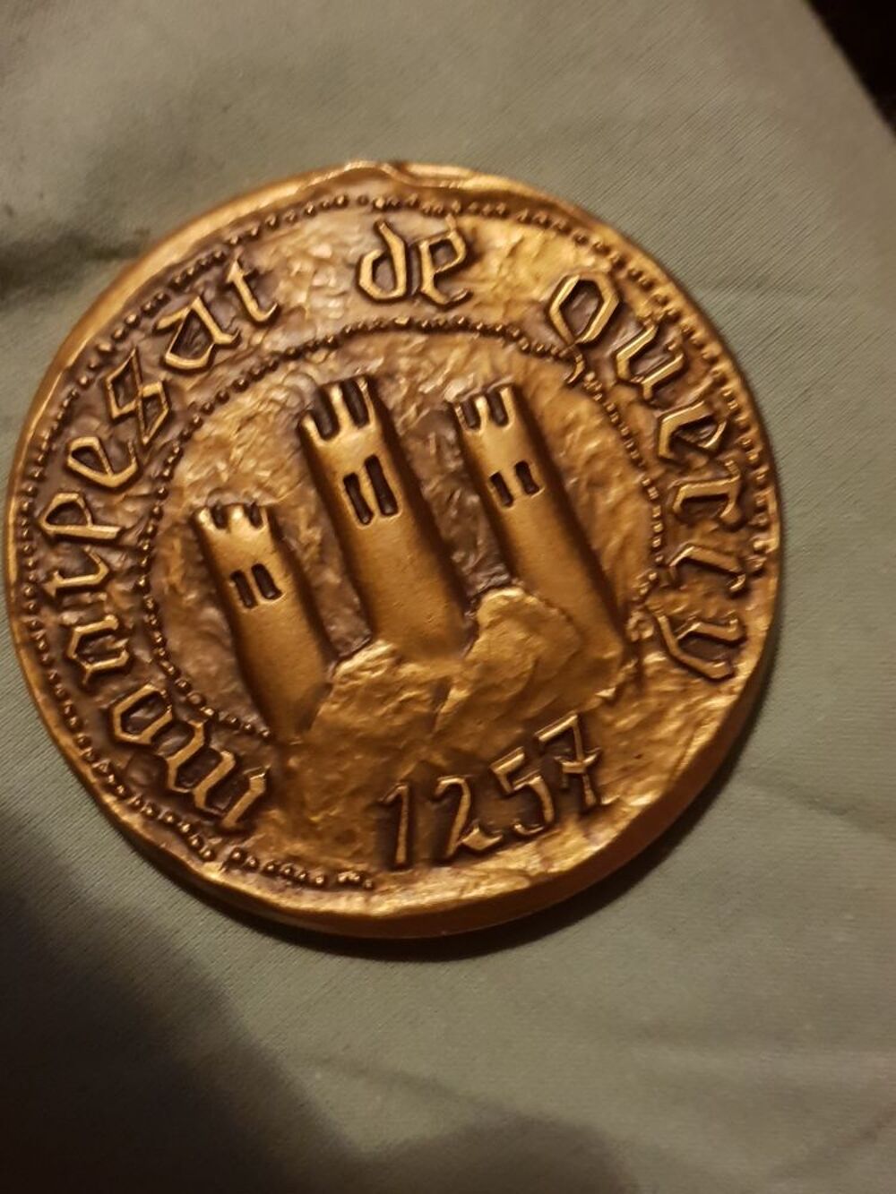 m&eacute;daille bronze 