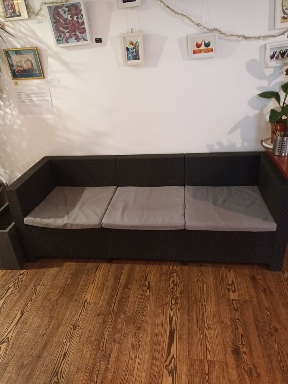 Ensemble banquette, fauteuil, table pour jardin ou terrasse Jardin