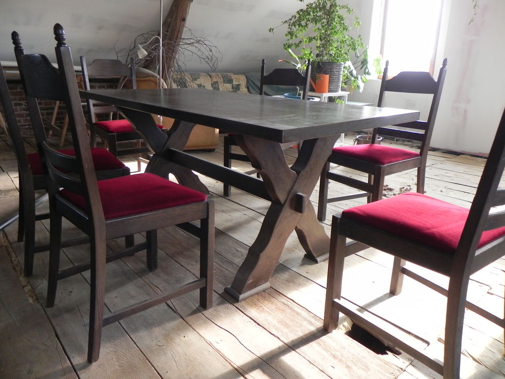 Table de Salle &agrave; manger avec 6 chaises Meubles