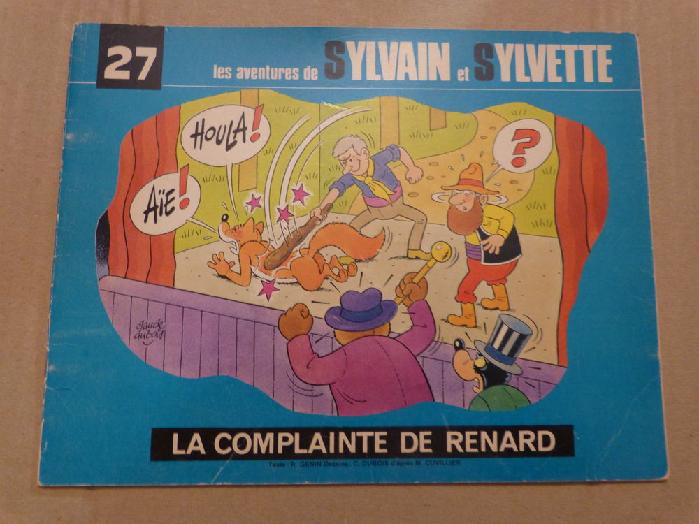 BD SYLVAIN ET SYLVETTE N&deg; 27 LA COMPLAINTE DE RENARD Livres et BD
