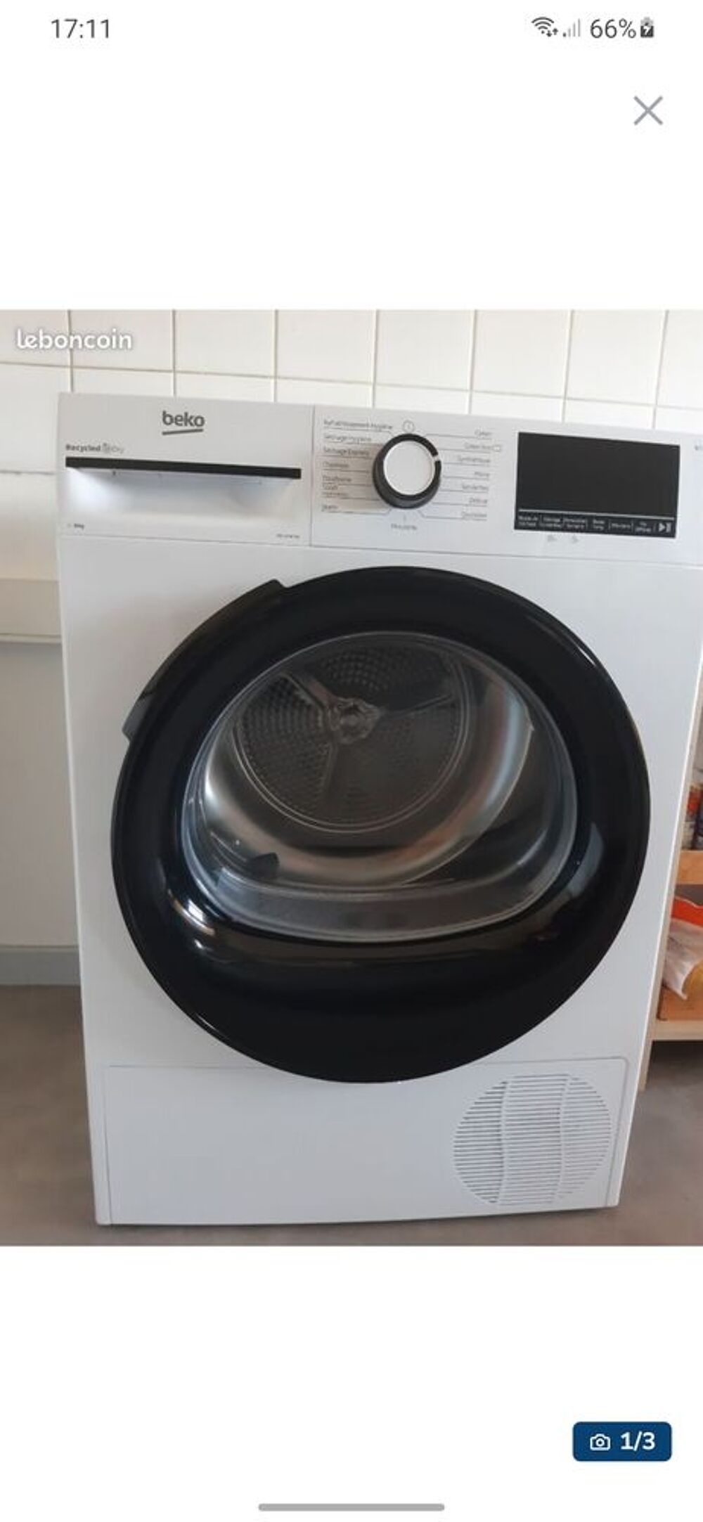 S&egrave;che linge Electroménager