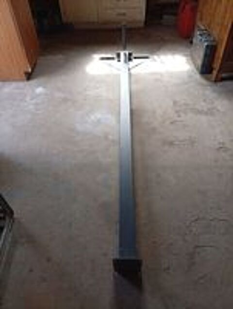   2 poteaux alu gris anthracite  