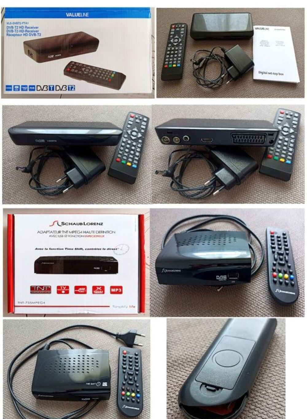 Lot TV + adaptateurs TNT Photos/Video/TV