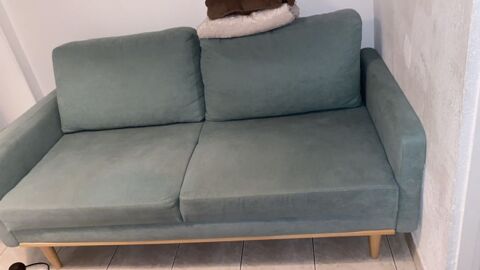 Canap vert d'eau 2/3 places 150 Marseille 4 (13)