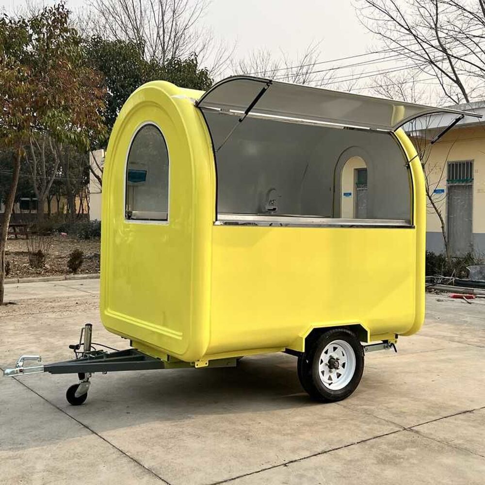 remorque food truck sur commande aux normes fran&ccedil;aises Jardin
