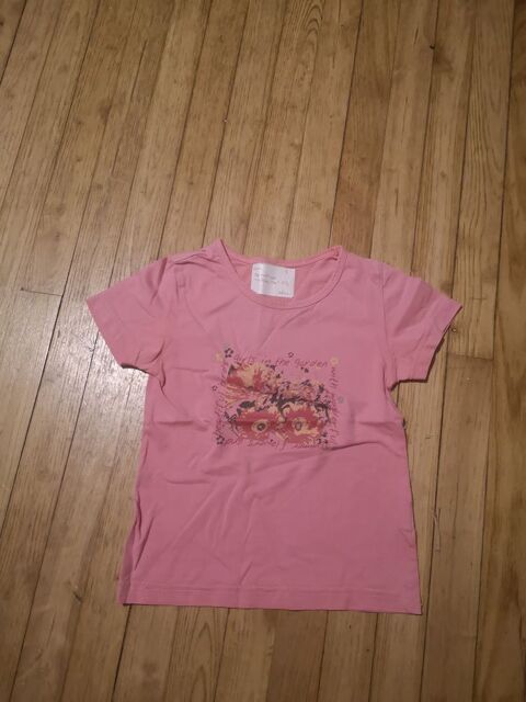 F (314) - 6 ans - Tee-shirt rose  Children Tex  1 Paris 13 (75)