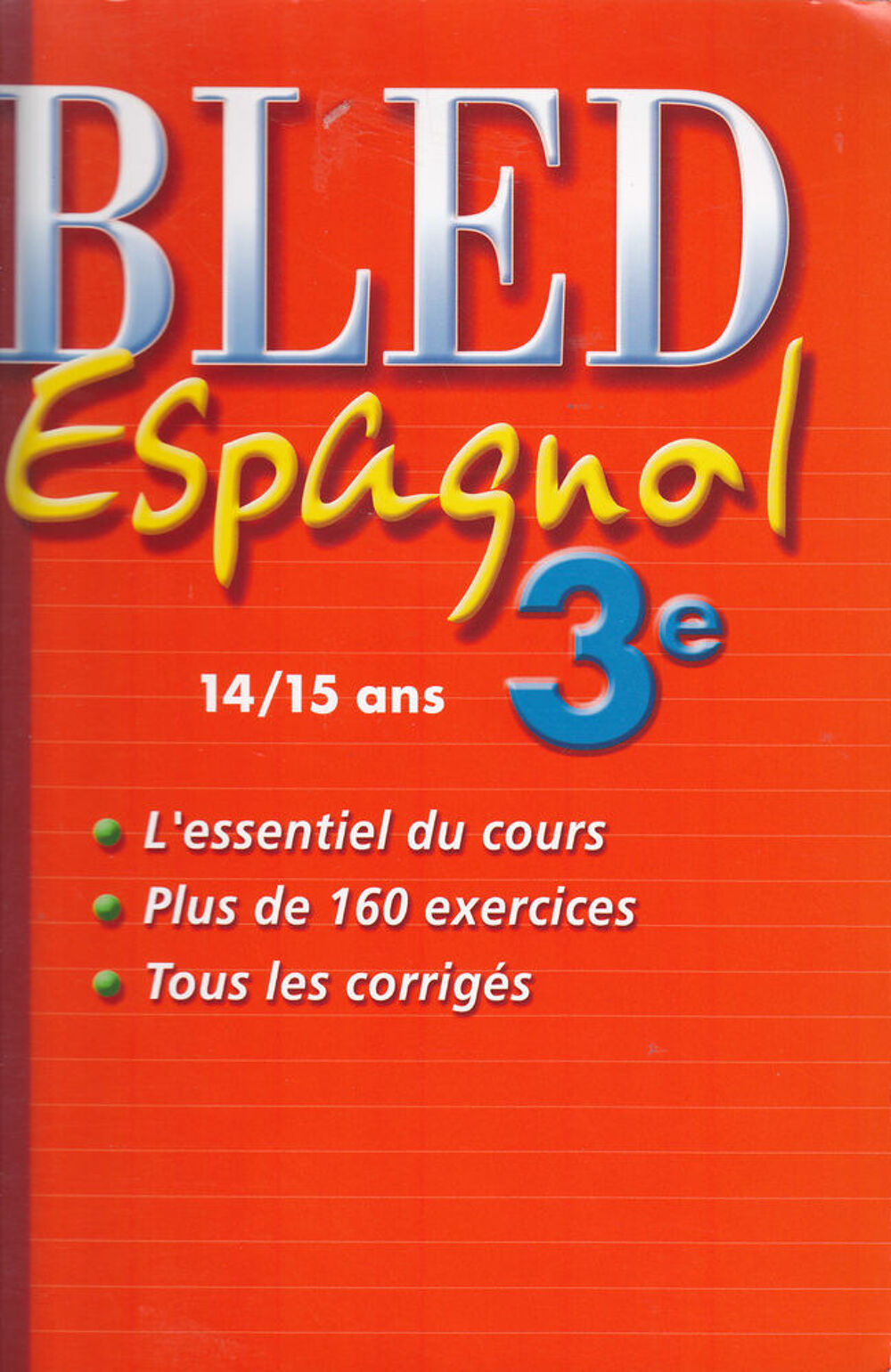 
573 Espagnol/ Fran&ccedil;ais ou Fran&ccedil;ais Espagnol 3 livres 
Livres et BD