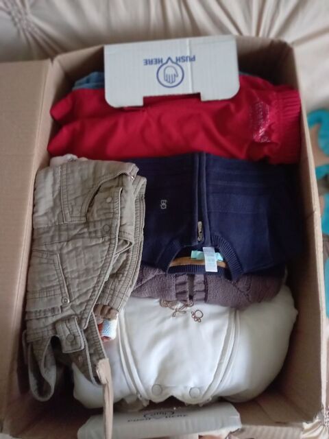 Lot v�tements hiver b�b� 6 mois  52.5 Villiers (86)