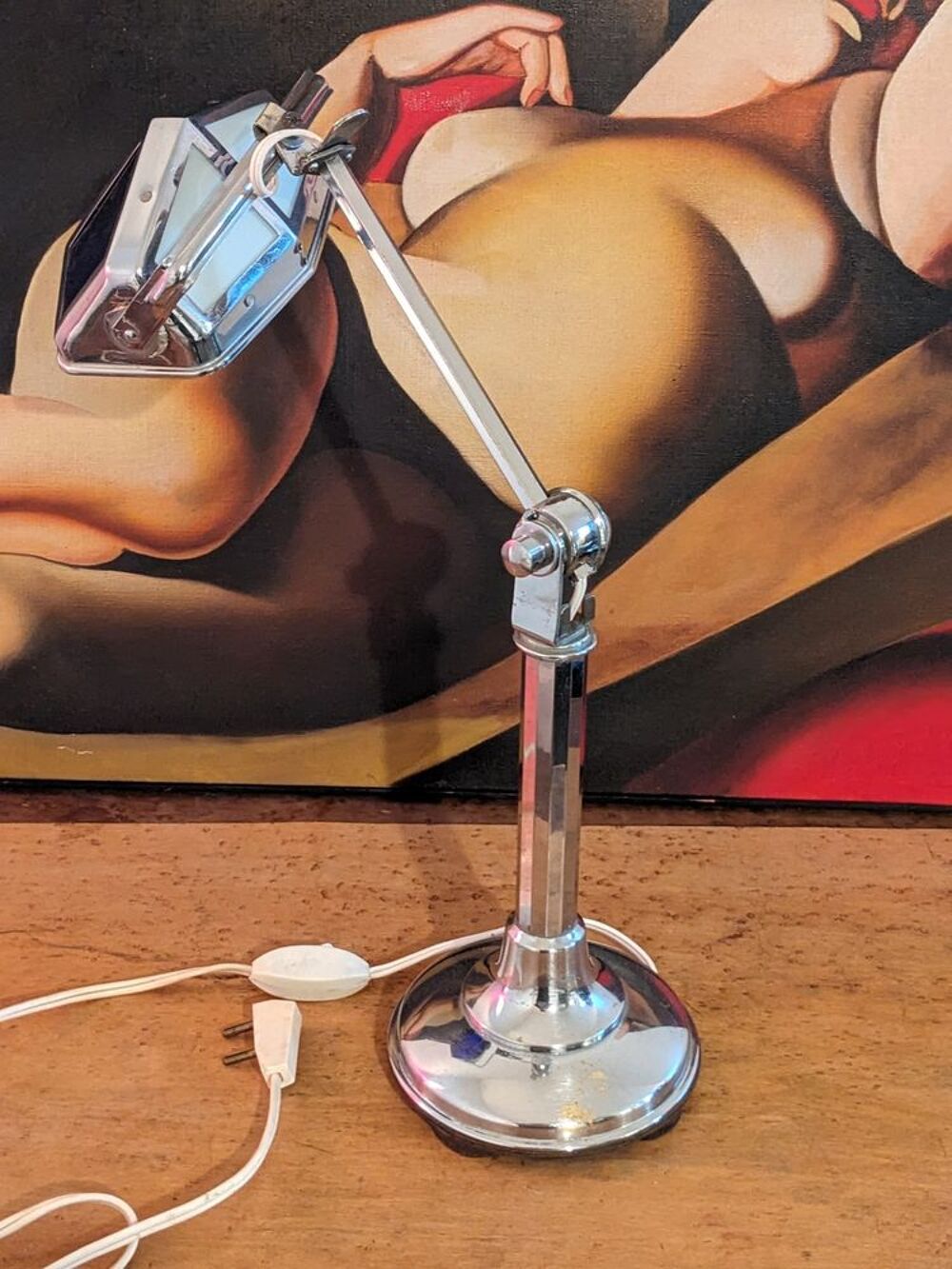 Lampe PIROUETT DE BUREAU art d&eacute;co 1930 en parfait &eacute;tat d'usa Décoration