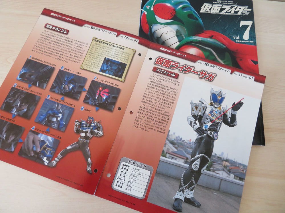Lot 2 magazines japonais Kamen Rider + 1 figurine SD Toku Livres et BD