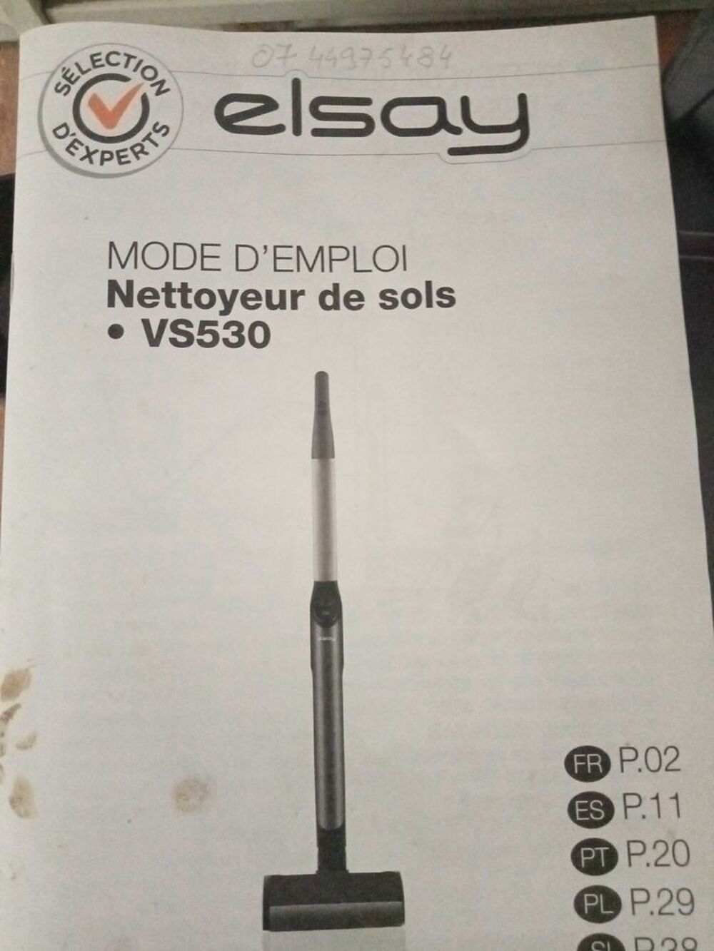 Nettoyeur de sols Elsay Electroménager