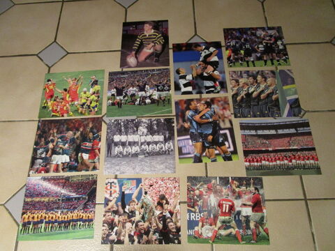 LOT CARTE FICHE DE COLLECTION RUGBY TOULOUSE-AUSTRALIE ECT.. 12 Villepinte (93)