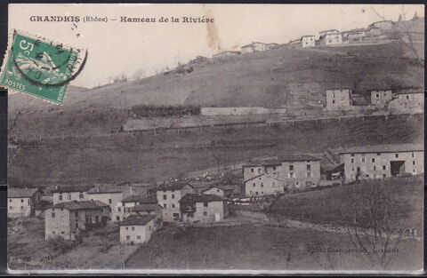 Timbres-CPA-carte postale- GRANDRIS (69) Hameau de la rivir 3 Lyon 5 (69)