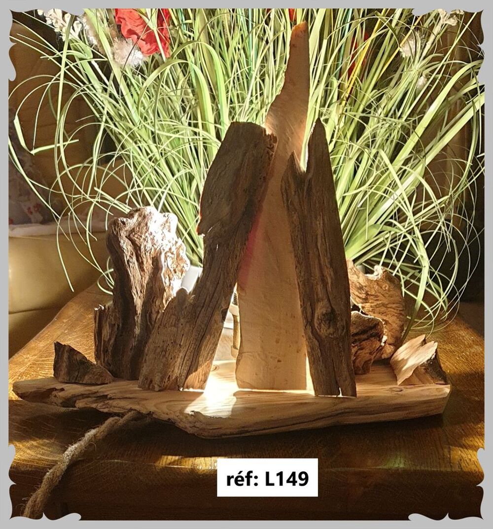 LUMINAIRE BOIS FLOTTE Décoration
