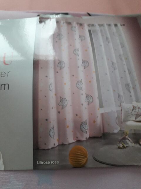 DOUBLE RIDEAUX MOTIF LICORNES 25 Balaruc-les-Bains (34)