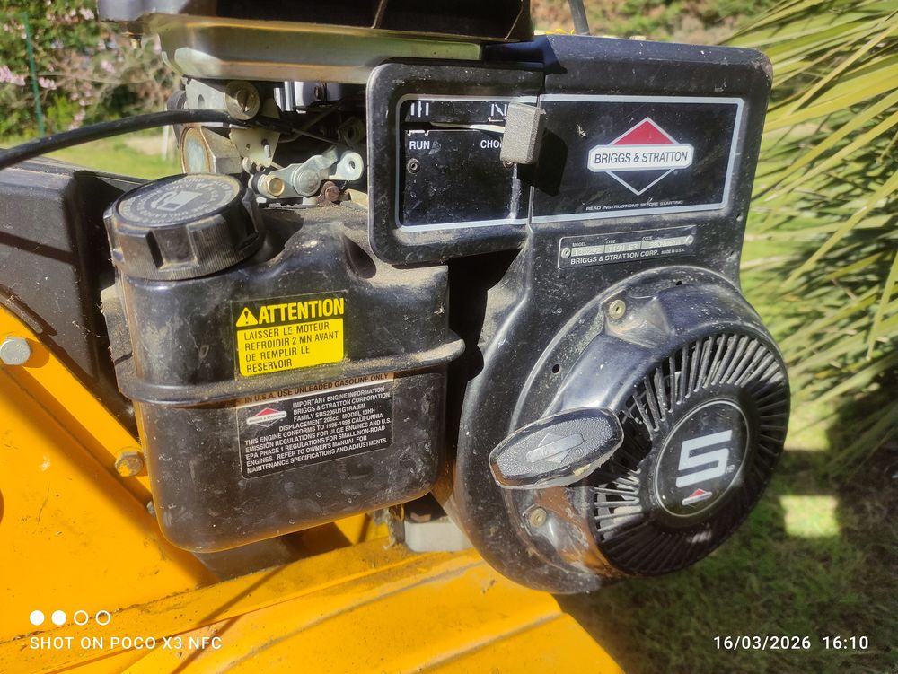 Motoculteur/Motobineuse GRANJA-3,7 KW 6 fraises Jardin