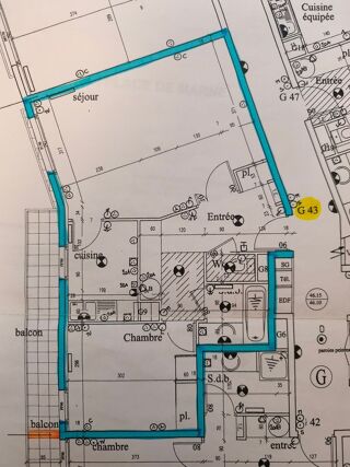  Appartement � vendre 2 pi�ces 50 m�