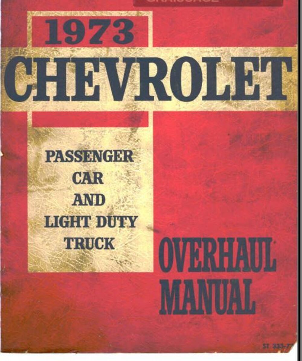 Manuel d'atelier Chevrolet USA Livres et BD