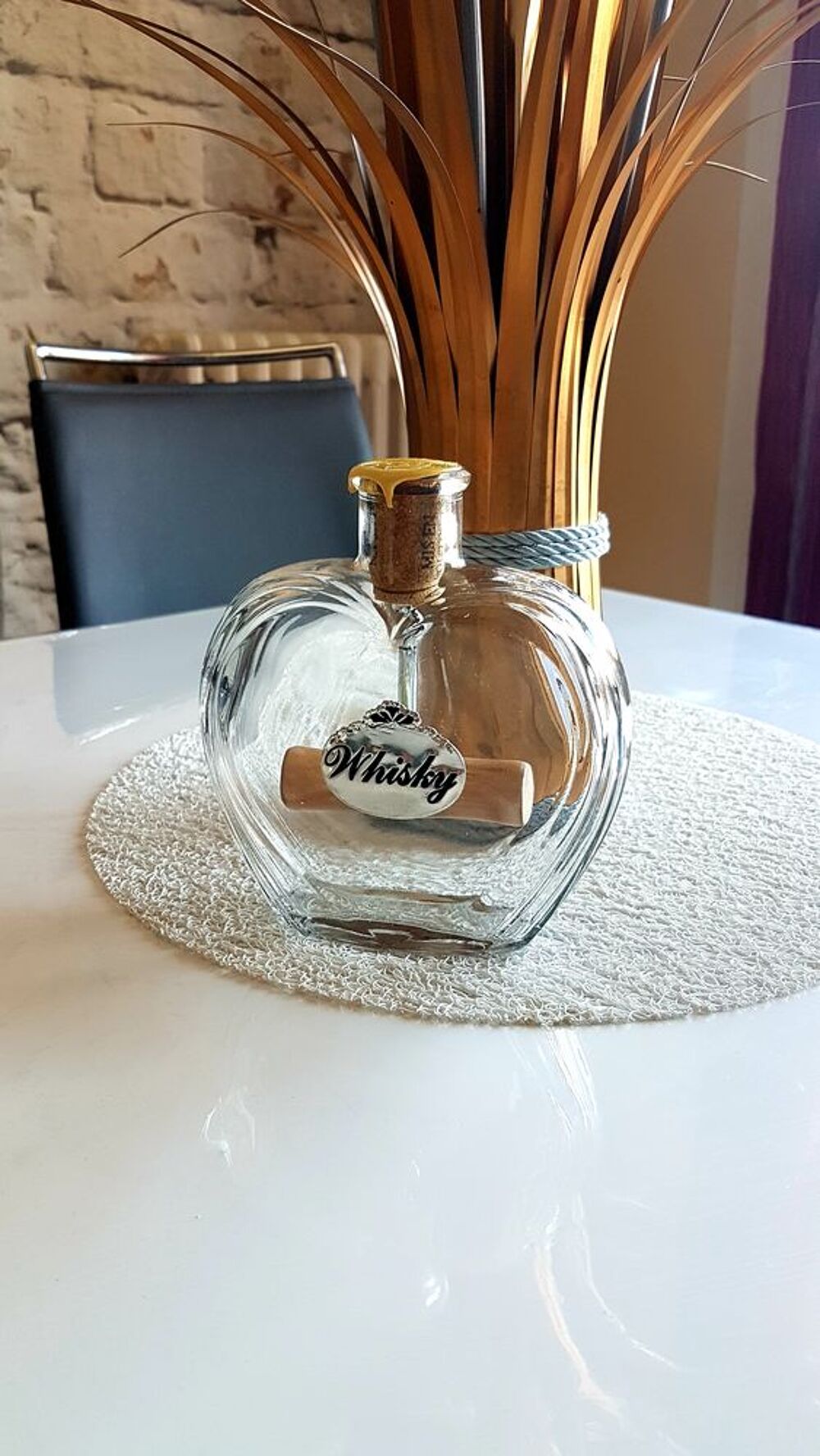 Bouteilles Impossible en forme de coeur Décoration
