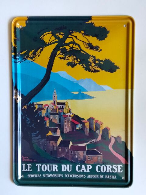Plaque m�tal cap Corse. 10 Vierzon (18)