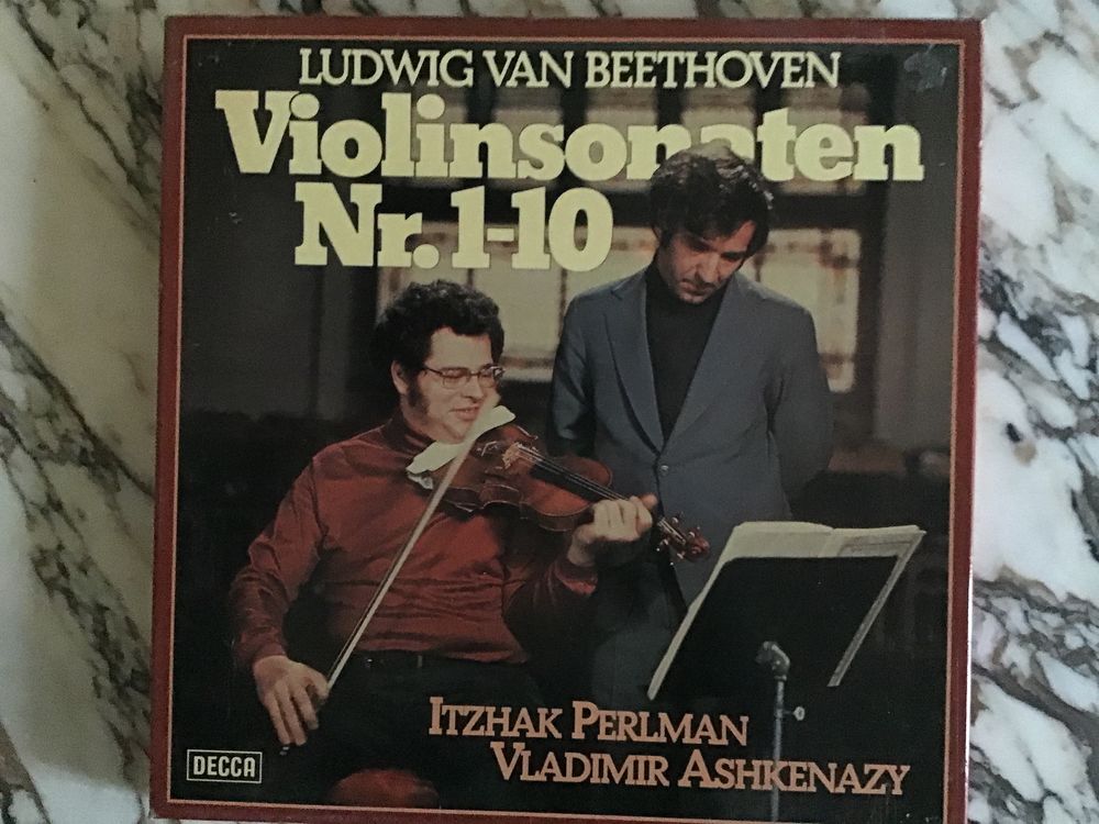 Beethoven - Sonates pour violon et piano num&eacute;ros 1 &agrave; 10 CD et vinyles