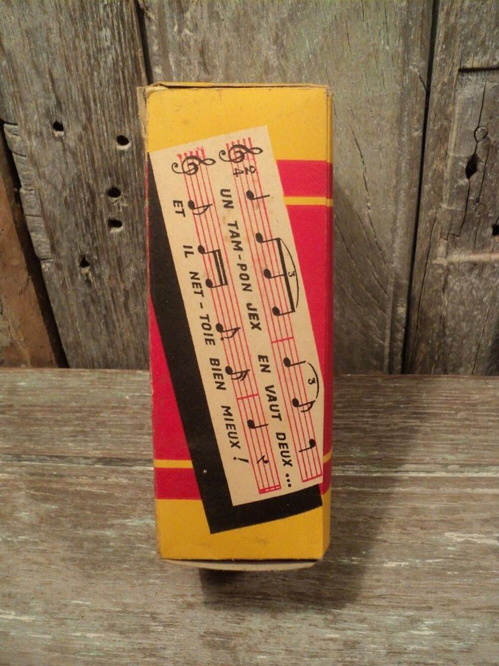Ancienne Boite Carton Publicitaire Tampons JEX 