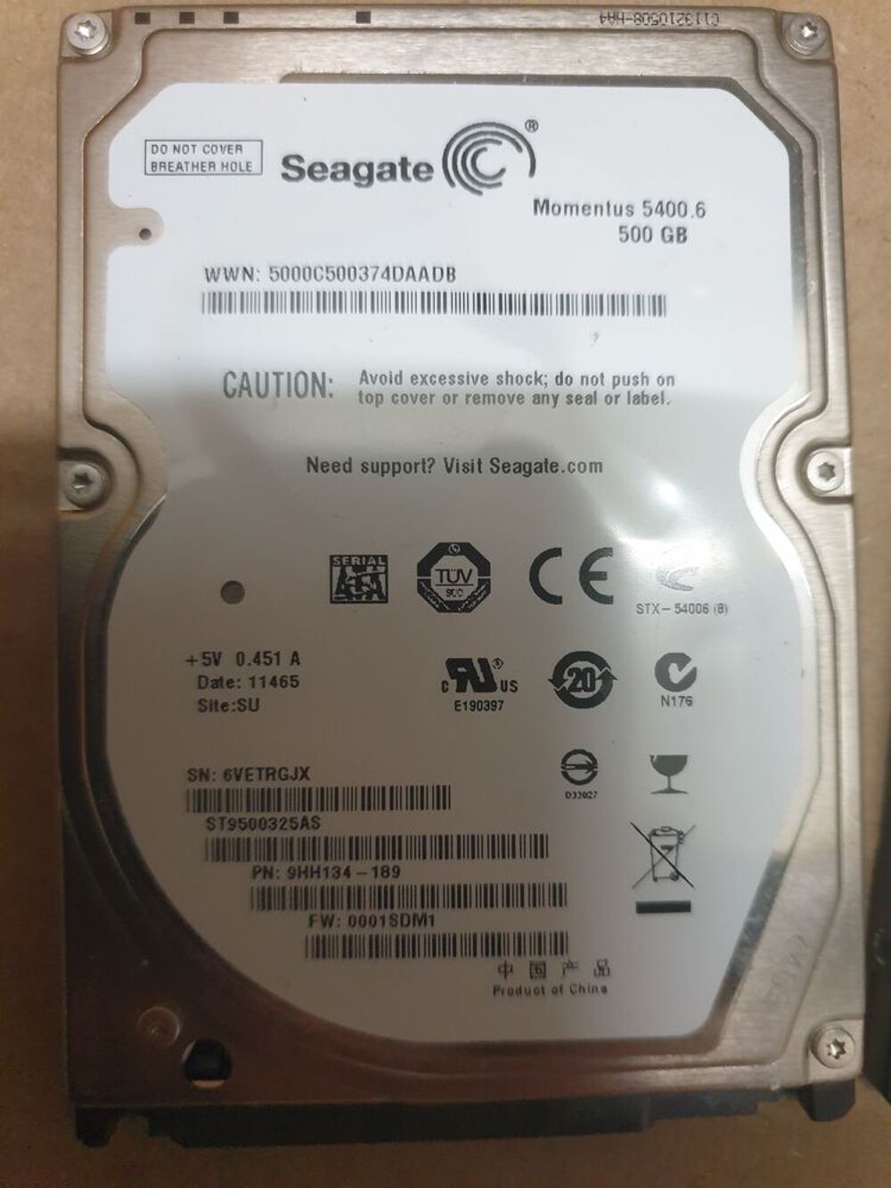 Lot de disques durs portables &agrave; r&eacute;parer Matériel informatique