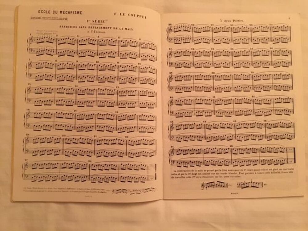 Recueil Cours de PIANO F. LE COUPPEY N&deg;8 M&eacute;canisme Livres et BD
