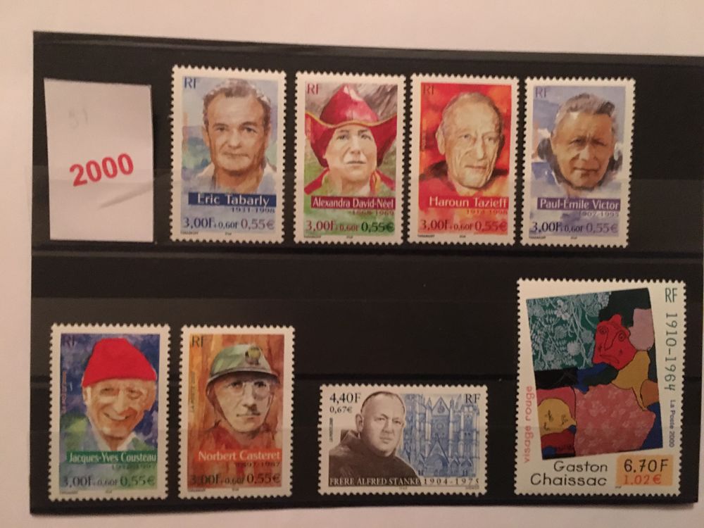 Timbres de collection de France ** Neufs 2000 