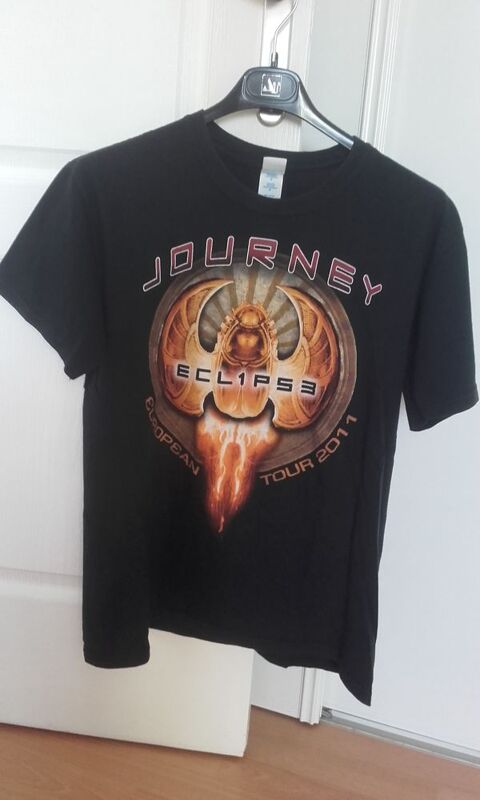 T-Shirt : Journey - Eclipse European Tour 2011 (Noir) - Tail 200 Angers (49)