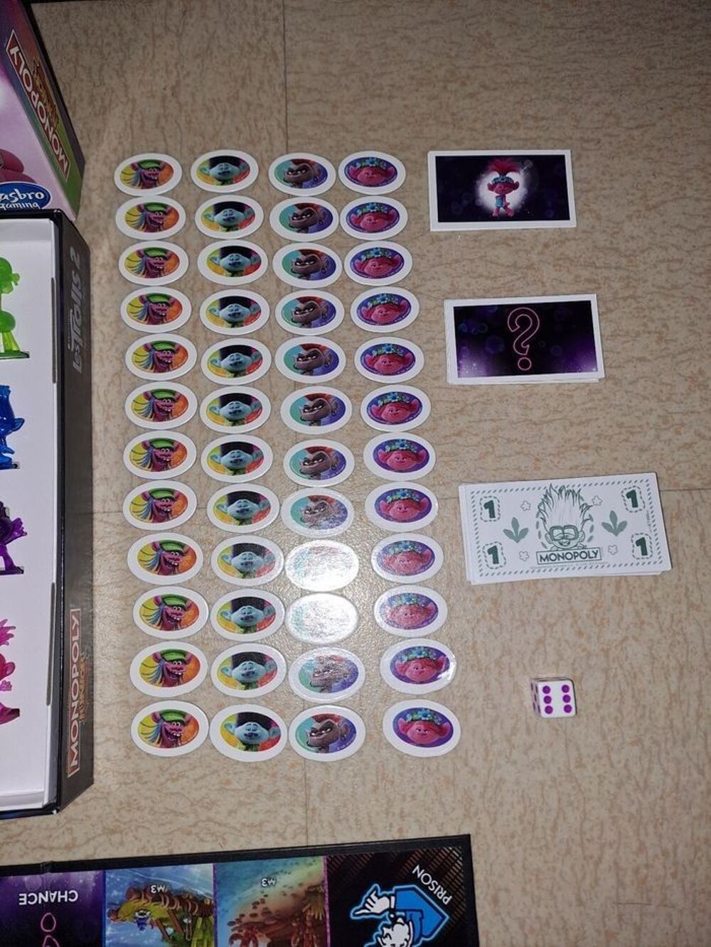 Monopoly junior Les Troll's 2 / " Hasbro " / quasi neuf. Jeux / jouets
