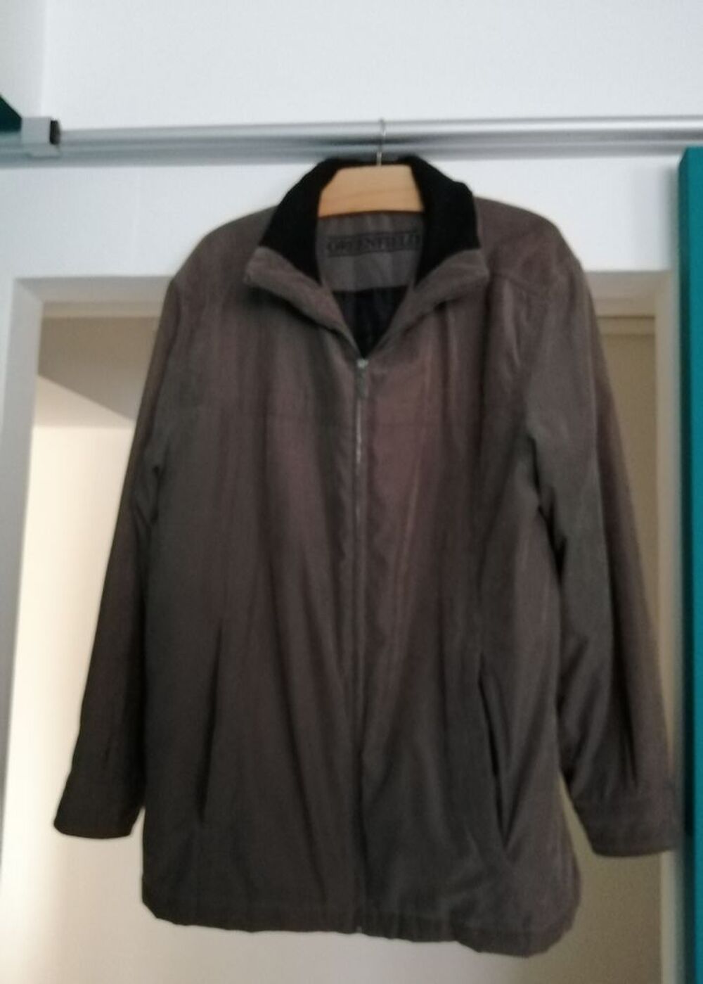 BLOUSON HOMME L GREENFIELD GRIS FONC&Eacute; Vêtements