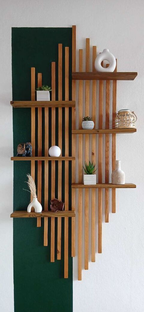 grande �tag�re d�corative en bois 120 Saint-Fran�ois (97)