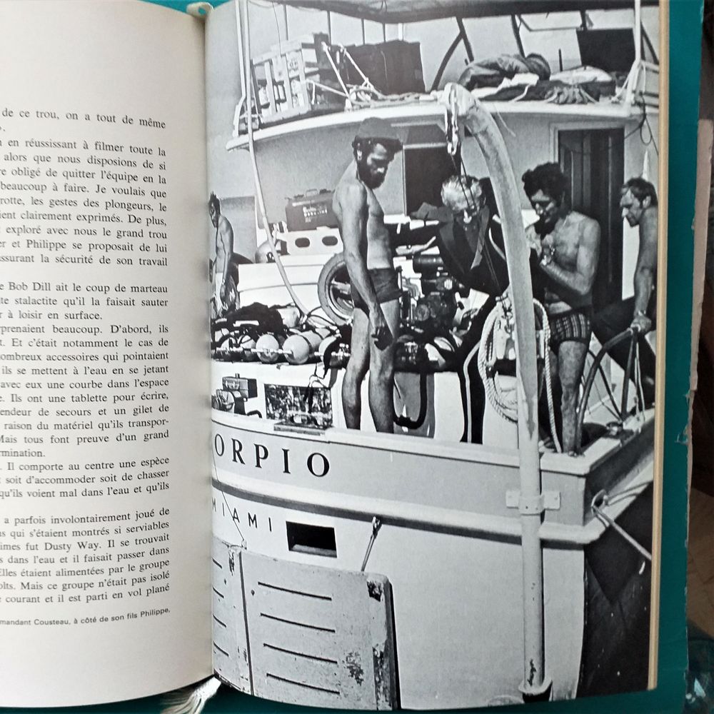 J.-Yves COUSTEAU et Ph. DIOLE Trois aventures de la CALYPSO Galapagos - Titicaca - Trous bleus. Livres et BD