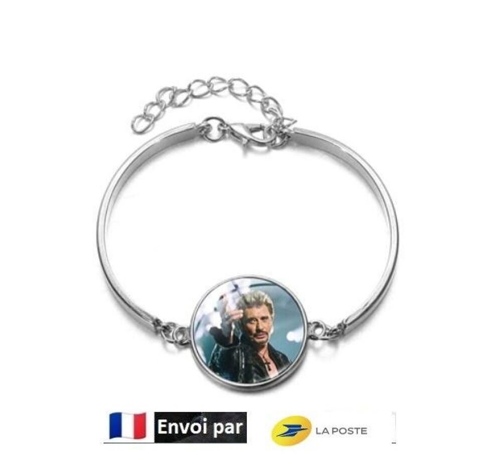 Superbe bracelet f&eacute;minin hommage au 'taulier' Johnny Bijoux et montres