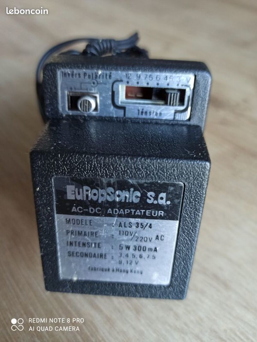 Adaptateur AC-DC UNIVERSEL Bricolage