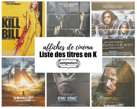 Affiches originales de cinma : Films en K 0 Montpellier (34)