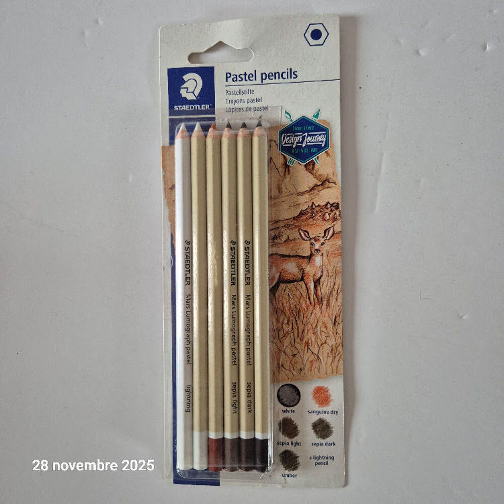 crayons pastel Staedtler Lumograph pastel sont id&eacute;aux pour d Bricolage