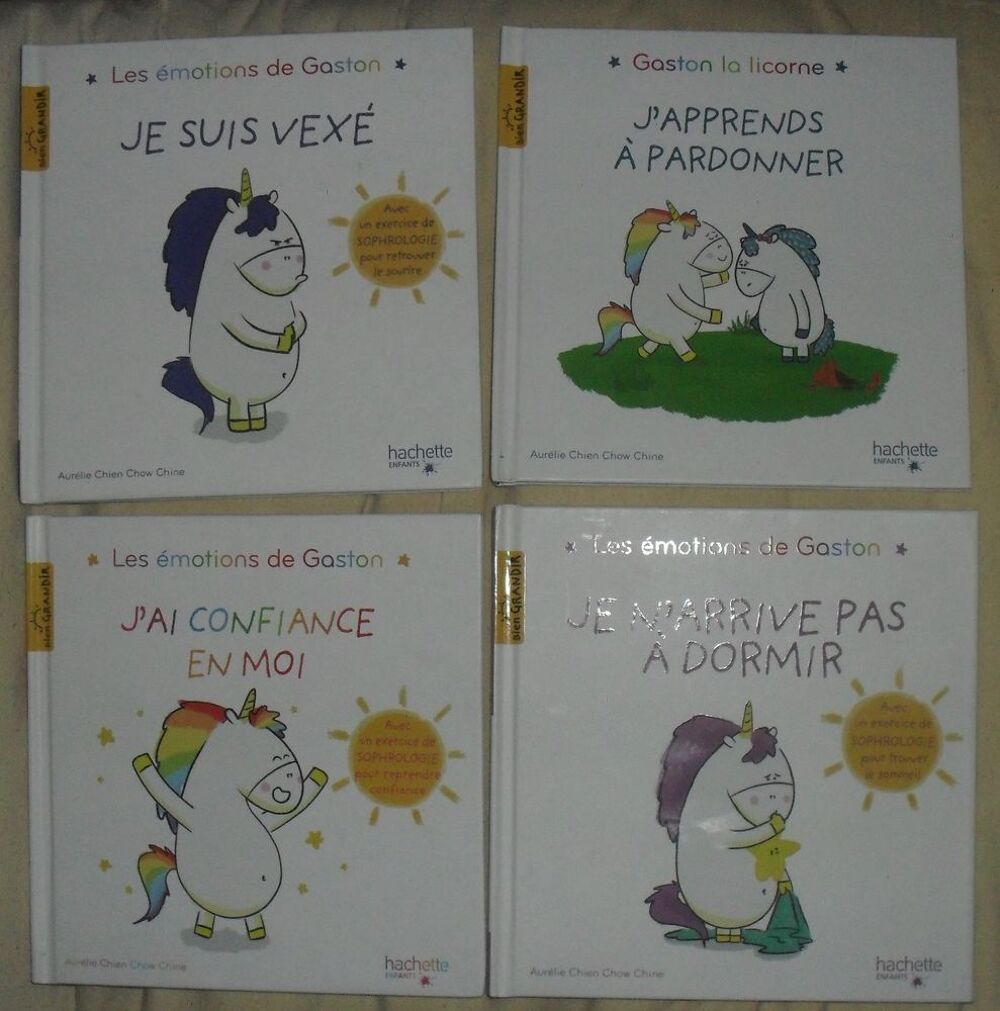 Lot de 9 livres pour enfants Gaston la Licorne
Etat NEUFS. Livres et BD