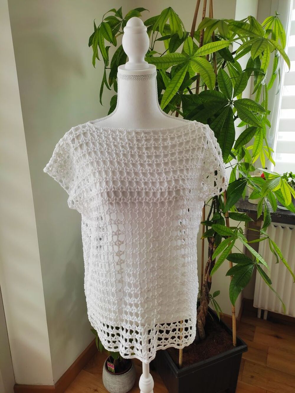 blouse &eacute;te crochet en coton Vêtements