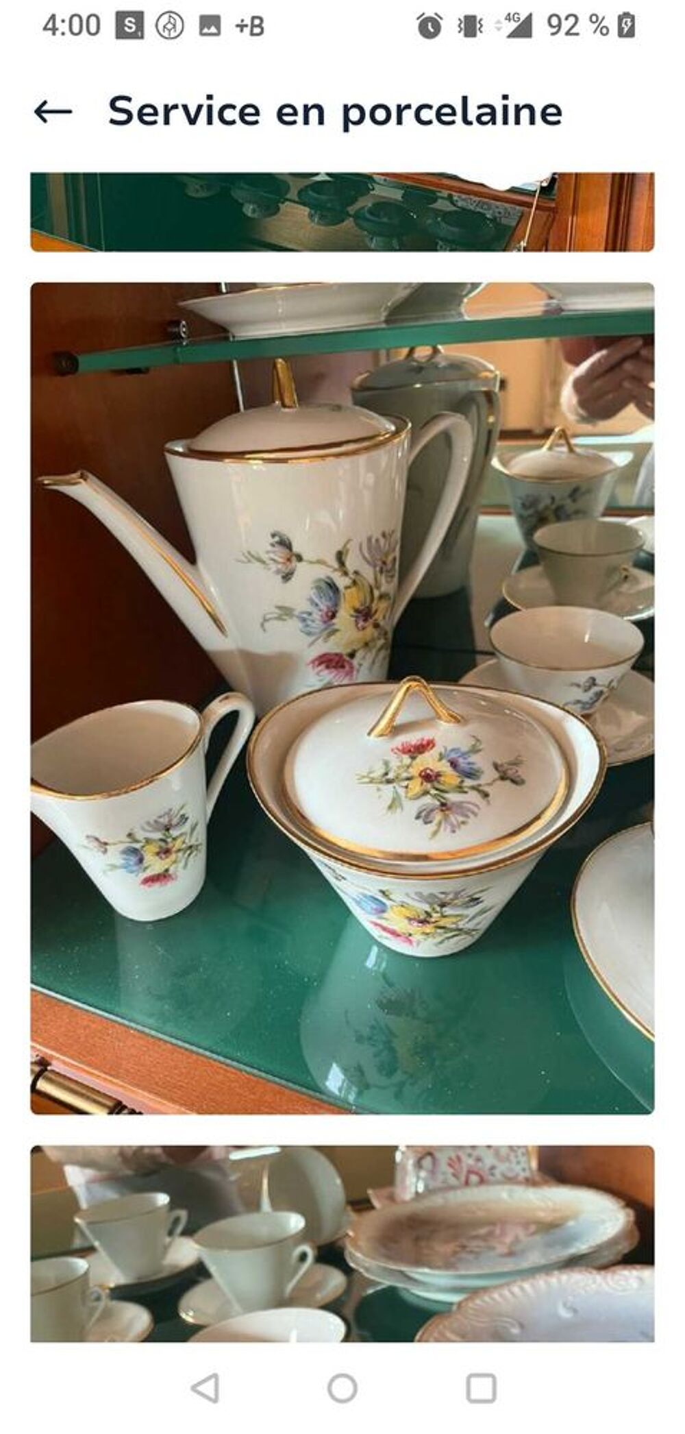 service en porcelaine de Limoges Meubles