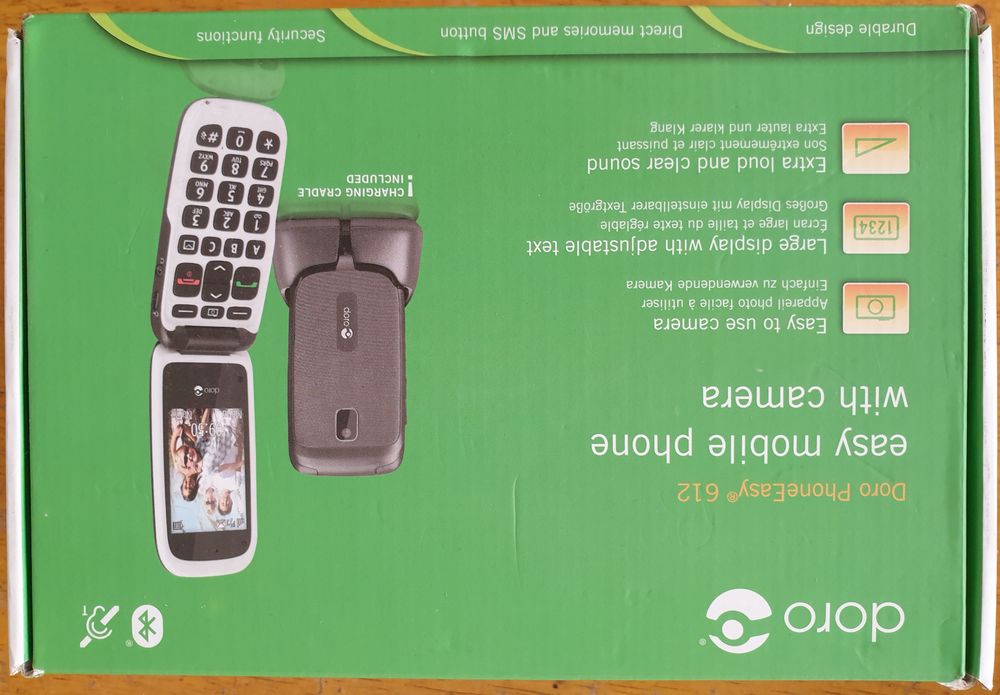 T&eacute;l&eacute;phone portable DORO, appareil photo, son puissant Tlphones et tablettes