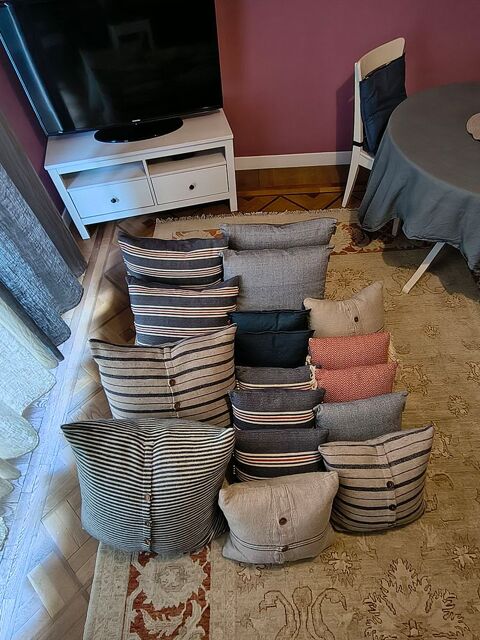 Lot de 17 coussins haut de gamme 800 Nice (06)