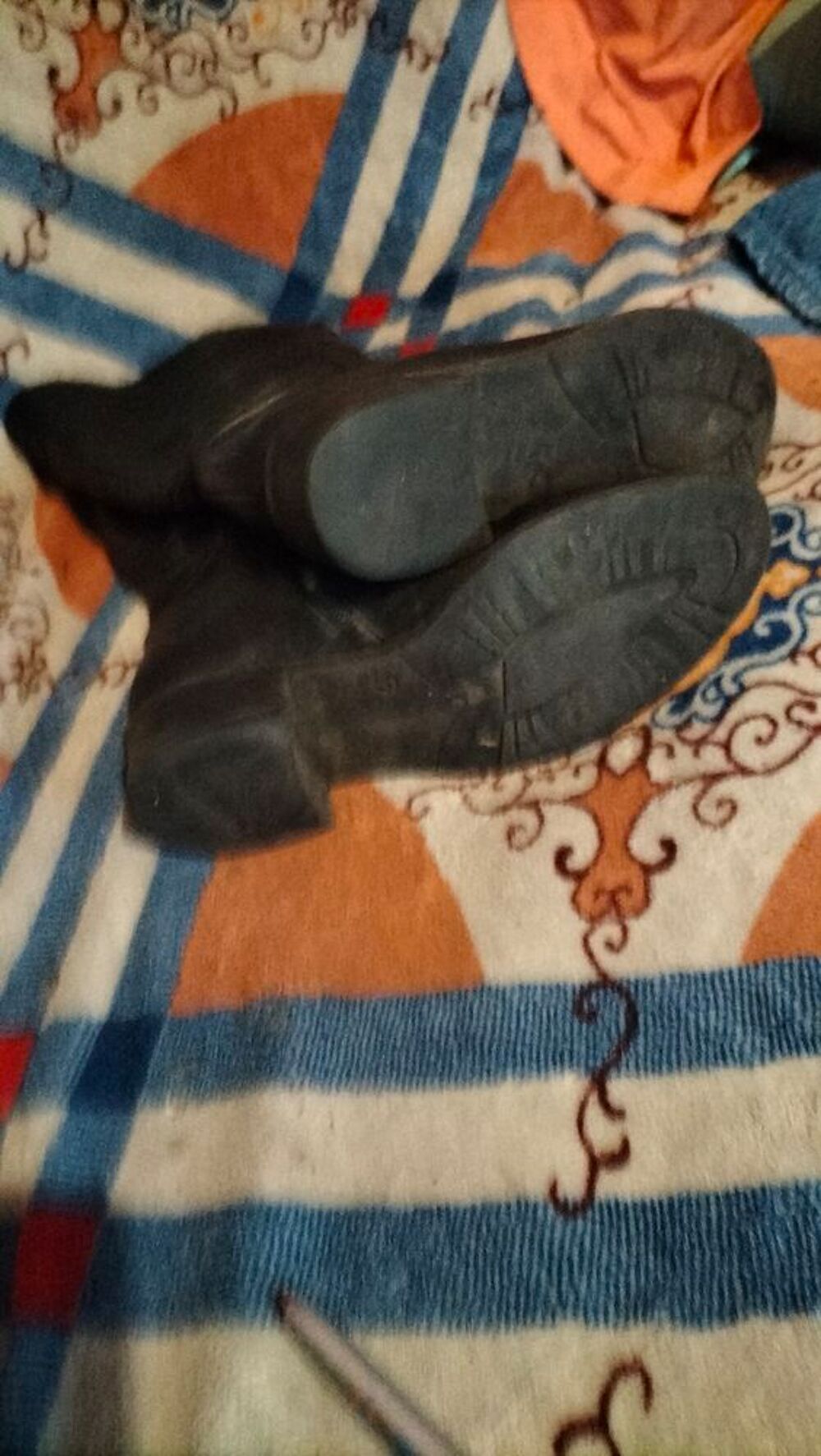 Bottes cuir san marina pointure 37 tr&egrave;s bon &eacute;tat Chaussures
