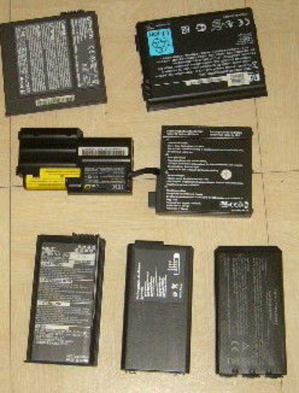 lot de 7 batteries pc portables divers OCCASION Matriel informatique
