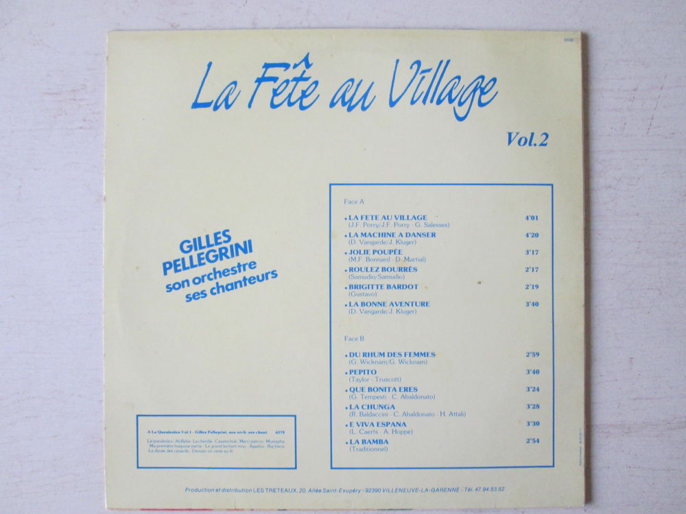Disques 33 tours Gilles Pellegrini CD et vinyles