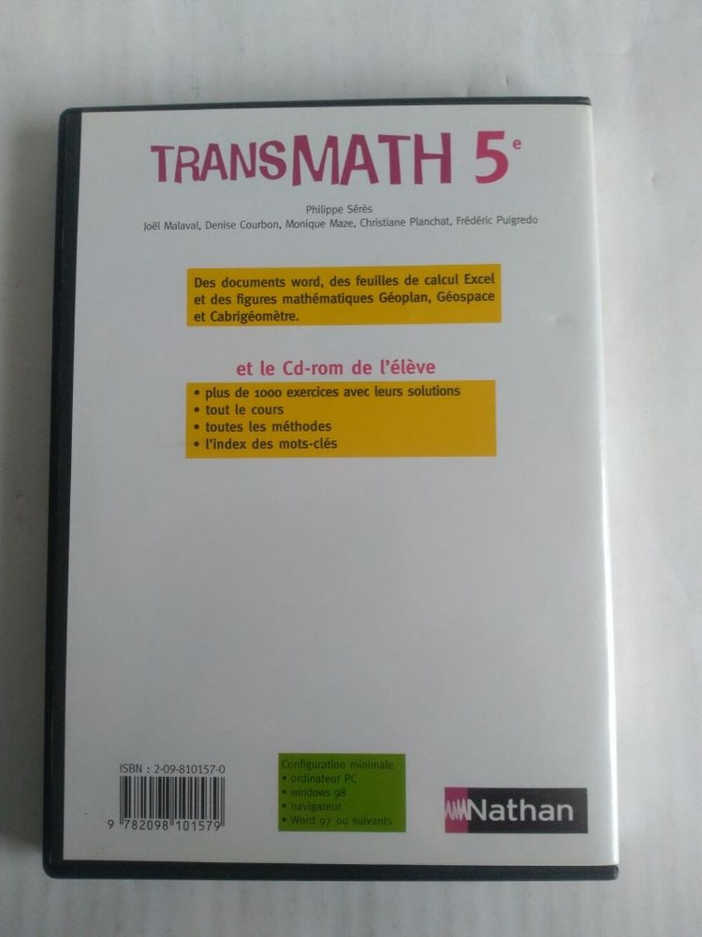 Transmath 5eme Consoles et jeux vidéos